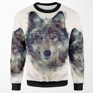 Wolf Persevere All-over-print Unisex Sweatshirt