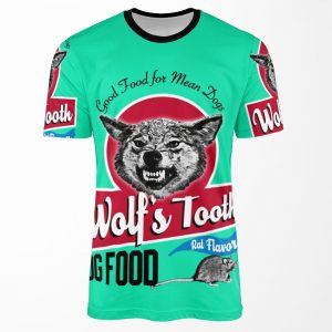 Wolf S Tooth Dog Food All-over-print T-shirt