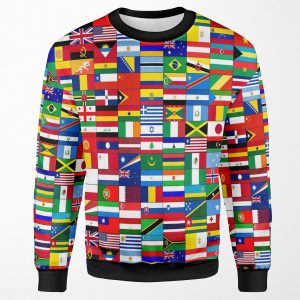 World Flags All-over-print Unisex Sweatshirt