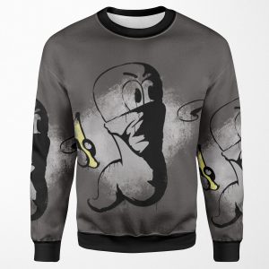 Worms Armageddon Banana Bomb All-over-print Unisex Sweatshirt