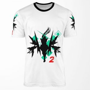 Xenoblade Chronicles 2 Pneuma Shilouette Design All-over-print T-shirt