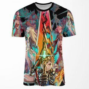 Xenoblade Chronicles 2 Team All-over-print T-shirt