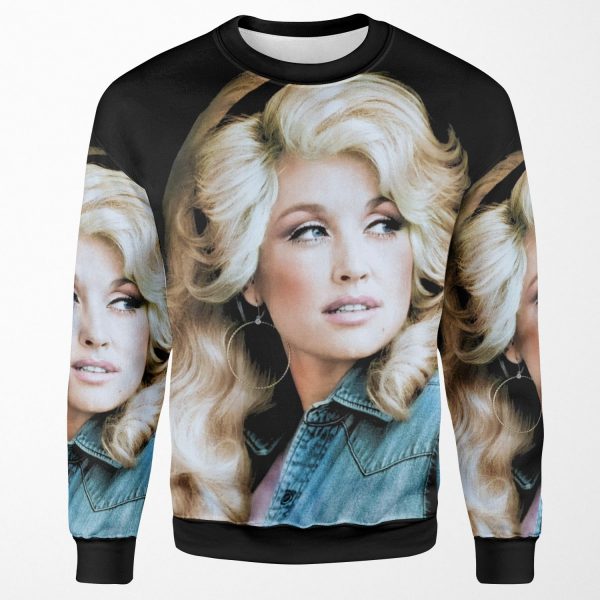 Young Dolly Jeans Parton 2021 Punah All-over-print Unisex Sweatshirt