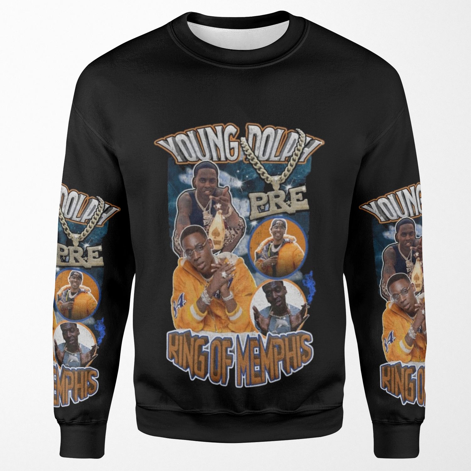 Young Dolph Fan Art All-over-print Unisex Sweatshirt