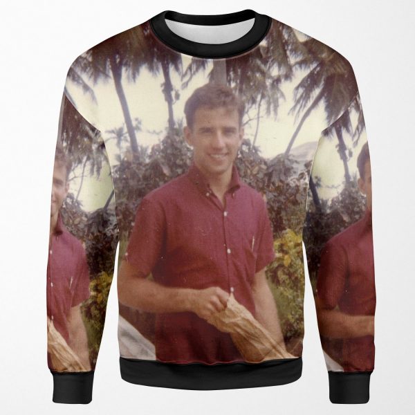 Young Joe Biden Print All-over-print Unisex Sweatshirt