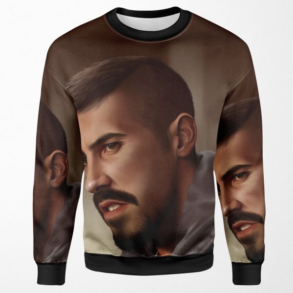 Yuri Boyka Portrait All-over-print Unisex Sweatshirt