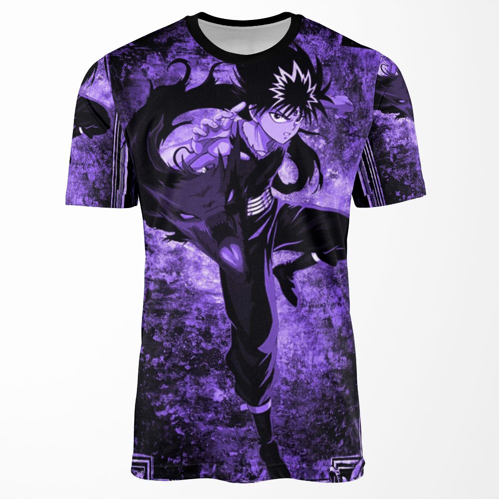 Yuyu Hakusho Hiei Dark _Dragon All-over-print T-shirt
