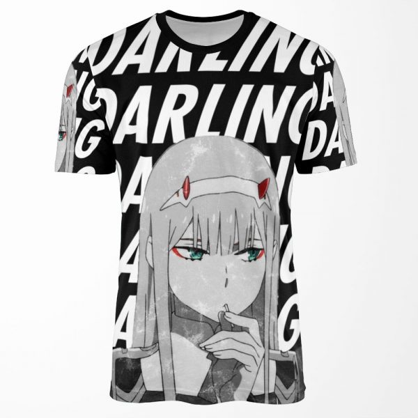 Zero Two Darling Darling In The Franxx All-over-print T-shirt