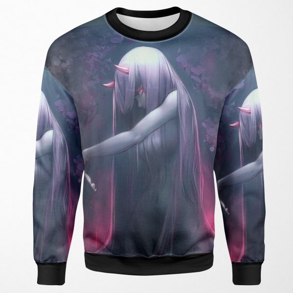 Zero Two Darling In The Franxx All-over-print Unisex Sweatshirt