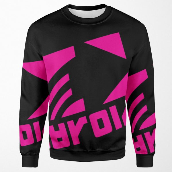 Zink Navy Deca Logo Tee All-over-print Unisex Sweatshirt