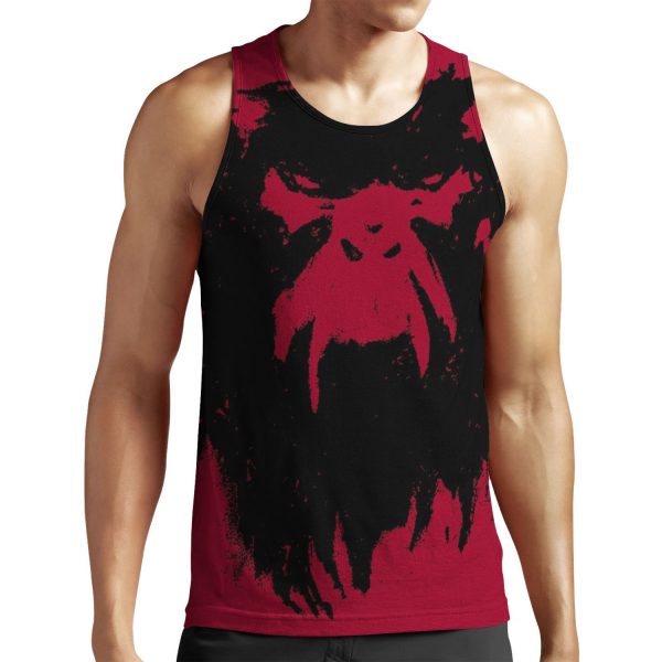 12 Monkeys Terry Gilliam Wall Drawing Black All-over-print Unisex Tank Top