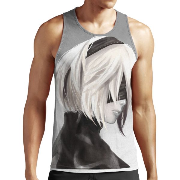 2B All-over-print Unisex Tank Top