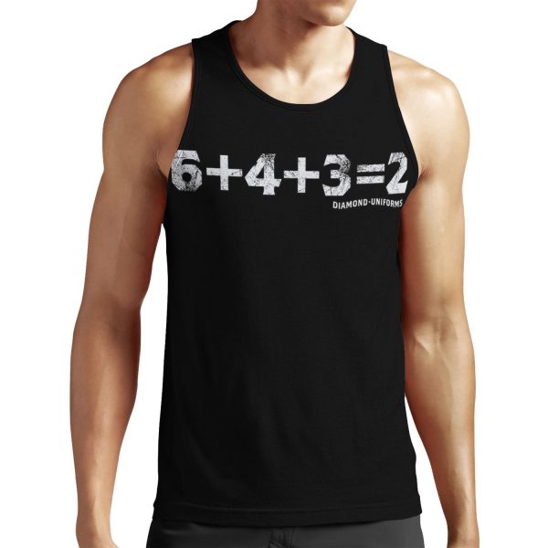 6 4 3 2 All-over-print Unisex Tank Top