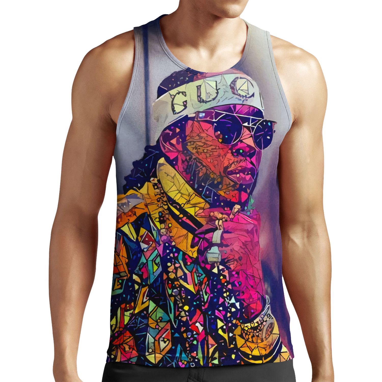 Abstract 2 Chainz All-over-print Unisex Tank Top