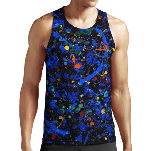 Abstract 909 All-over-print Unisex Tank Top