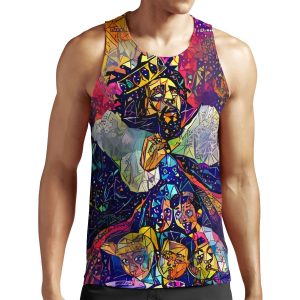 Abstract Kod All-over-print Unisex Tank Top