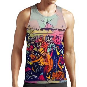 Abstract To Pimp A Butterfly All-over-print Unisex Tank Top
