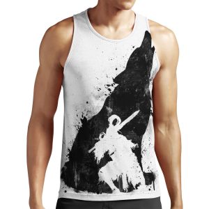 Abyss Warrior Version Black All-over-print Unisex Tank Top
