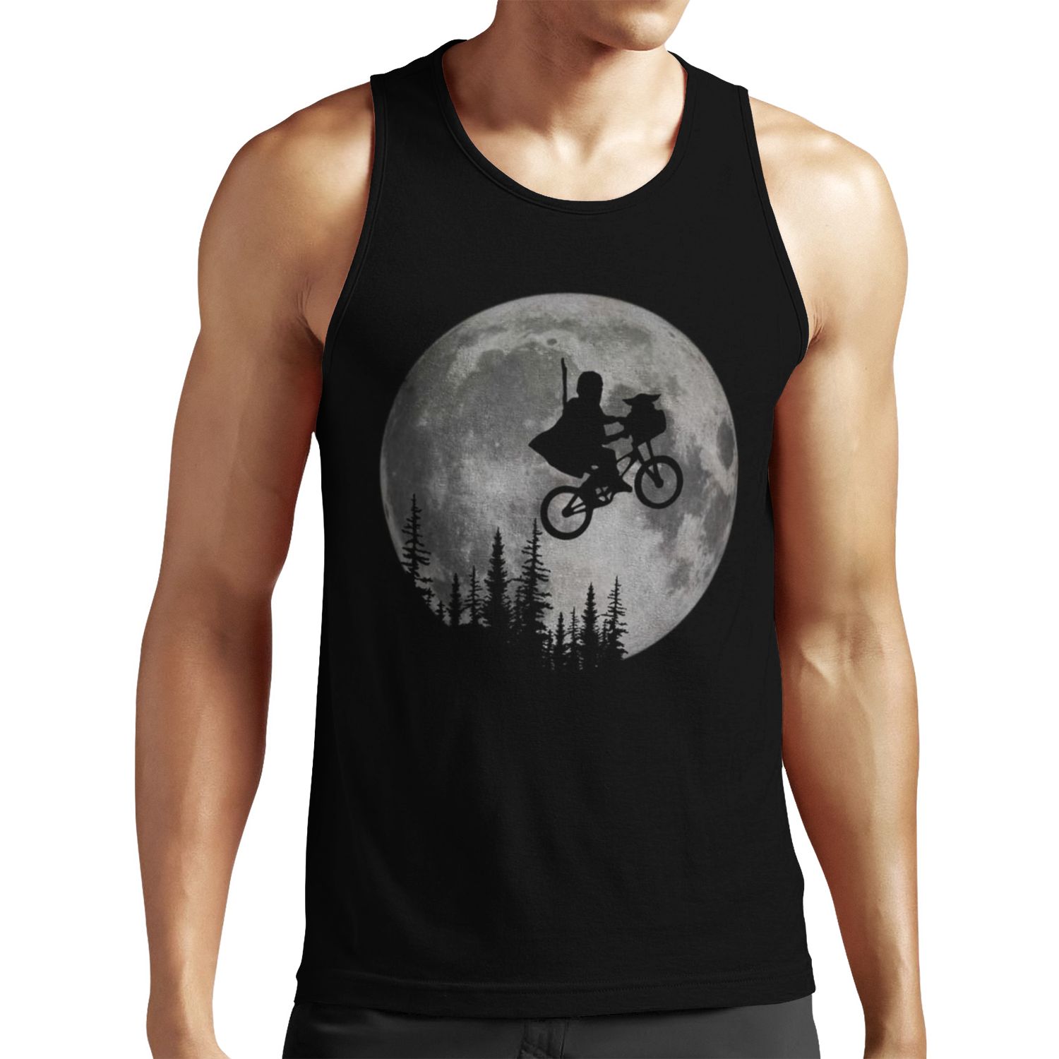 Across The Moon With The Child All-over-print Unisex Tank Top