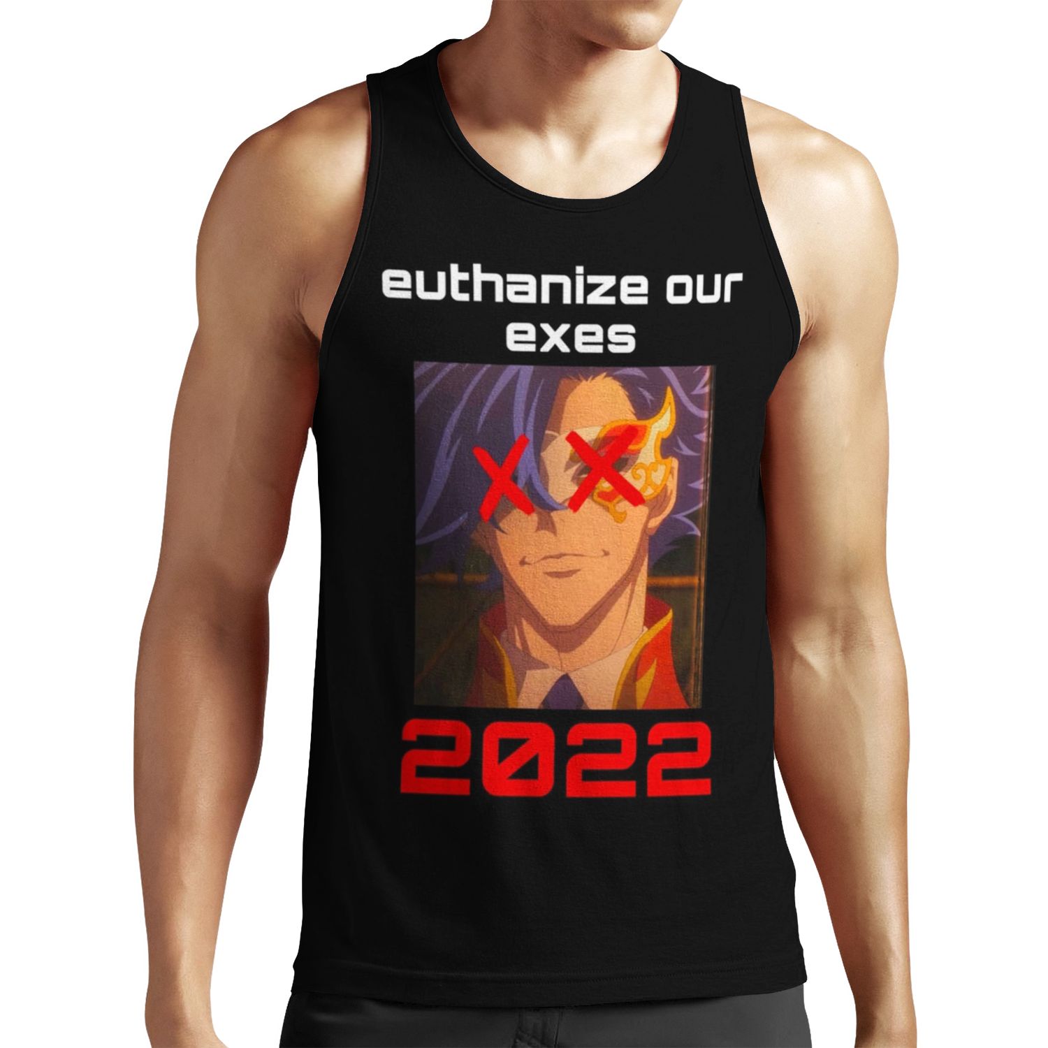 Adam H8Ers Anonymous Shirt All-over-print Unisex Tank Top