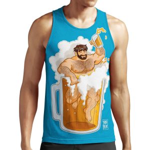 Adam Likes A Big Beer All-over-print Unisex Tank Top