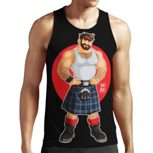 Adam Likes Kilts All-over-print Unisex Tank Top