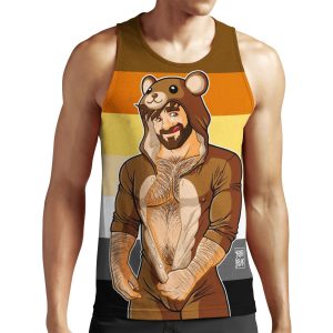 Adam Likes Teddy Bears Bear Pride All-over-print Unisex Tank Top