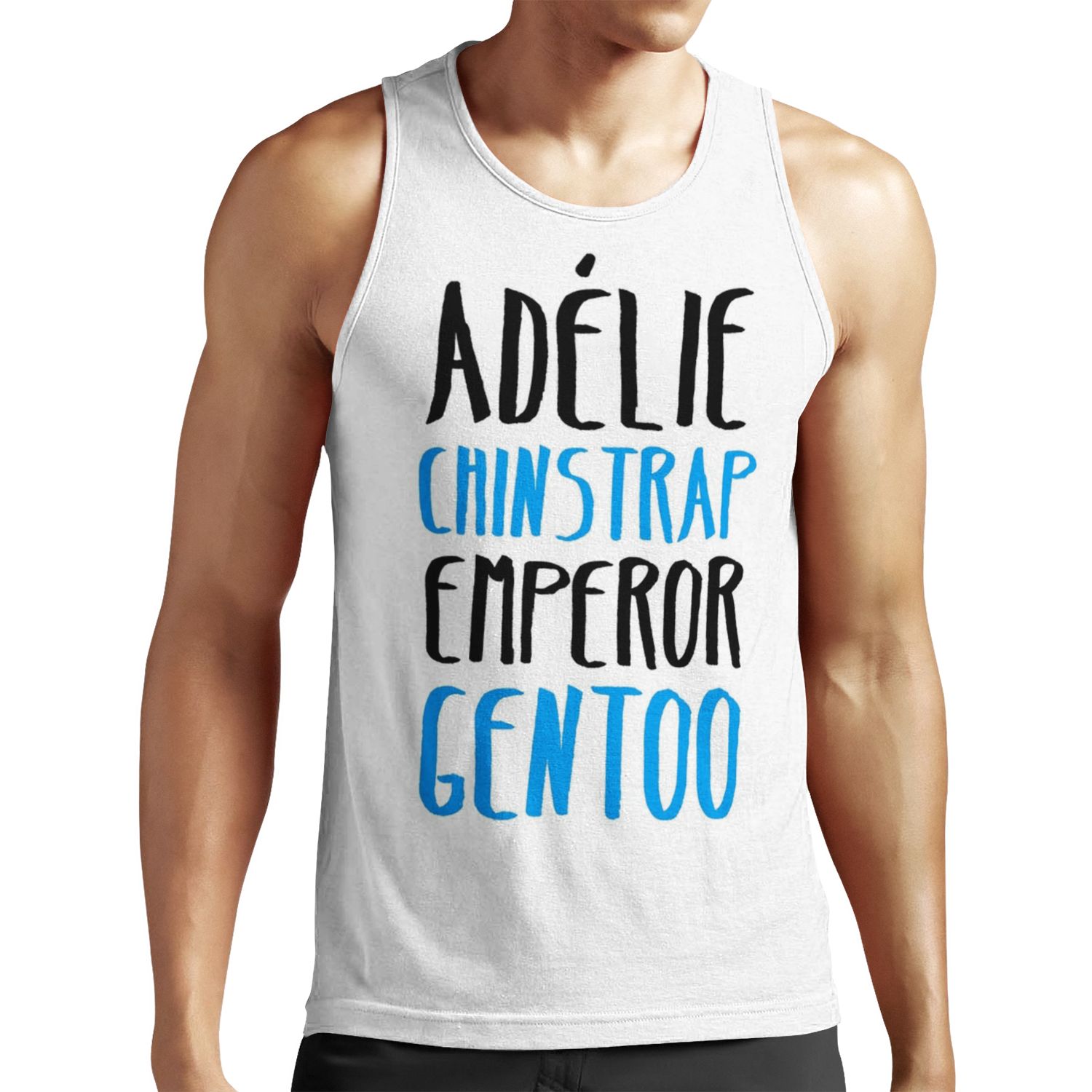 Adelie Chinstrap Emperor Gentoo All-over-print Unisex Tank Top