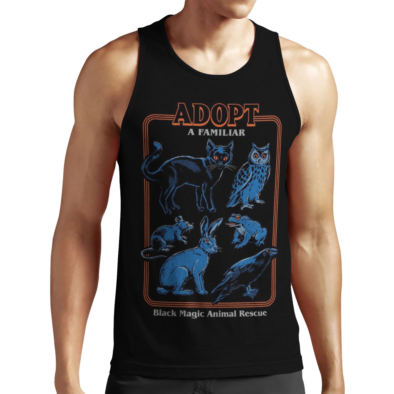 Adopt A Familiar All-over-print Unisex Tank Top