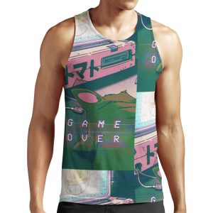 Aesthetic Game Over All-over-print Unisex Tank Top