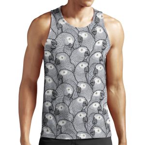 African Grey Parrots All-over-print Unisex Tank Top