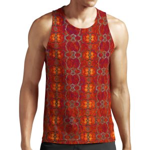 African Horn Stripe Bold Colors All-over-print Unisex Tank Top