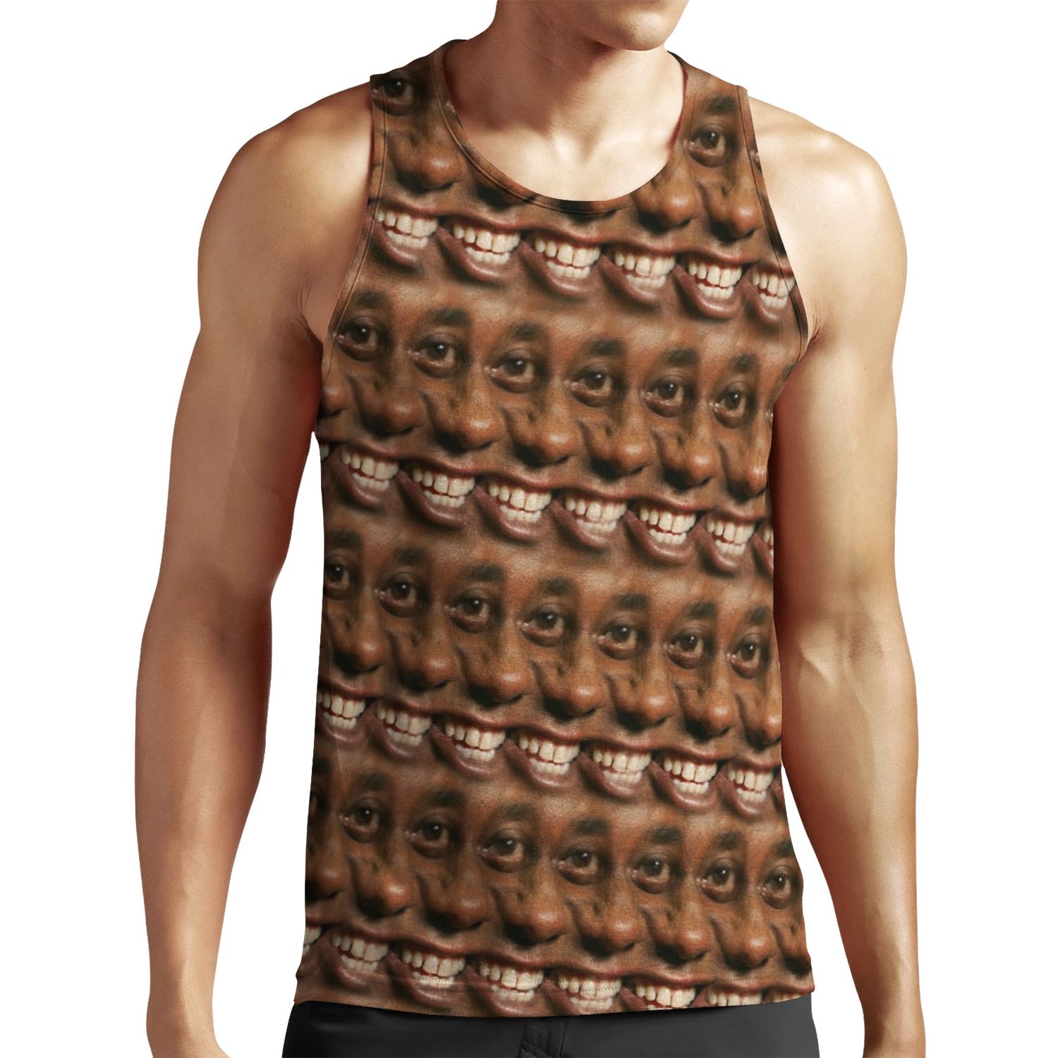 Ainsley Harriott Repeating Pattern All-over-print Unisex Tank Top