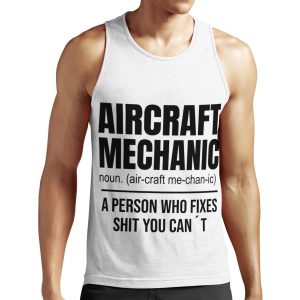 Airplane Mechanic Aircraft Technician Gift Idea All-over-print Unisex Tank Top