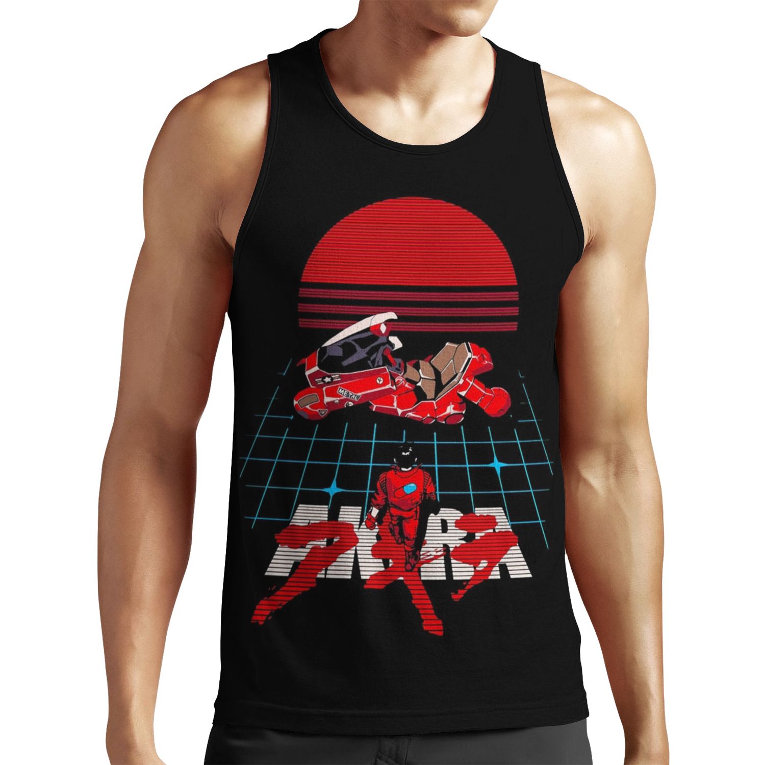 Akira Motorbike All-over-print Unisex Tank Top