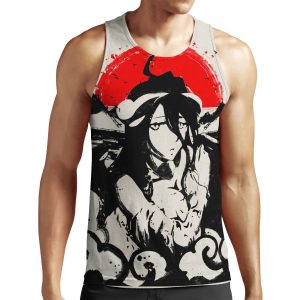 Albedo Japanese Ink %E3%82%A2%E3%83%Ab%E3%83%99%E3%83%89 All-over-print Unisex Tank Top