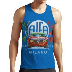 Alfa Romeo Gta Sprint All-over-print Unisex Tank Top