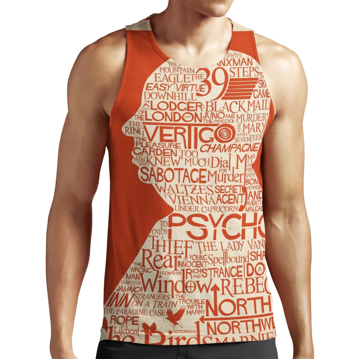 Alfred Hitchcock Presents All-over-print Unisex Tank Top