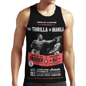 Ali Vs Frazier Thrilla In Manila All-over-print Unisex Tank Top