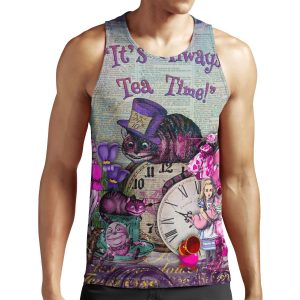 Alice Vintage All-over-print Unisex Tank Top