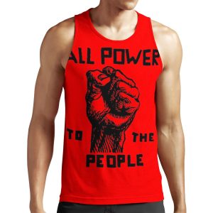 All Power To The People All-over-print Unisex Tank Top
