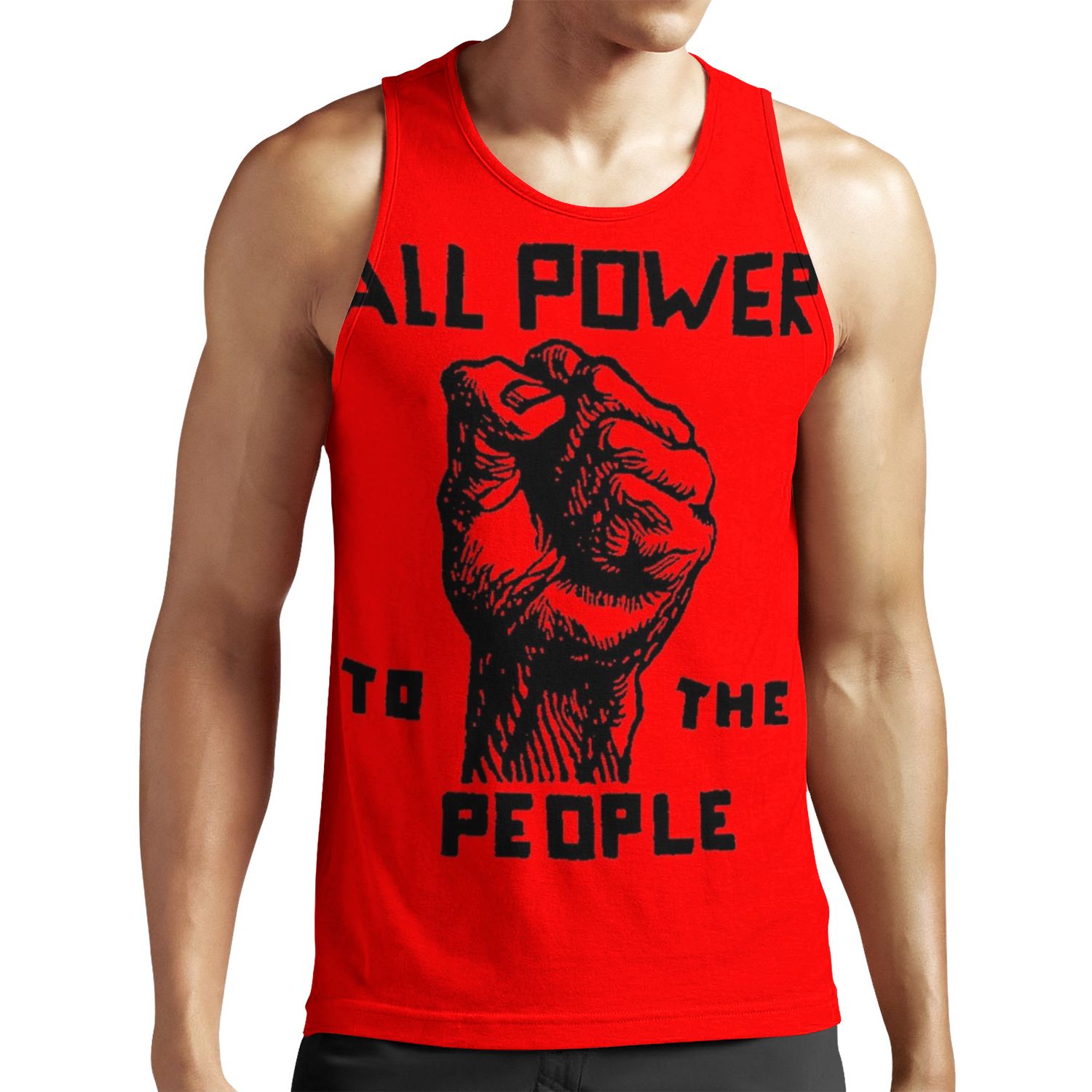 All Power To The People All-over-print Unisex Tank Top