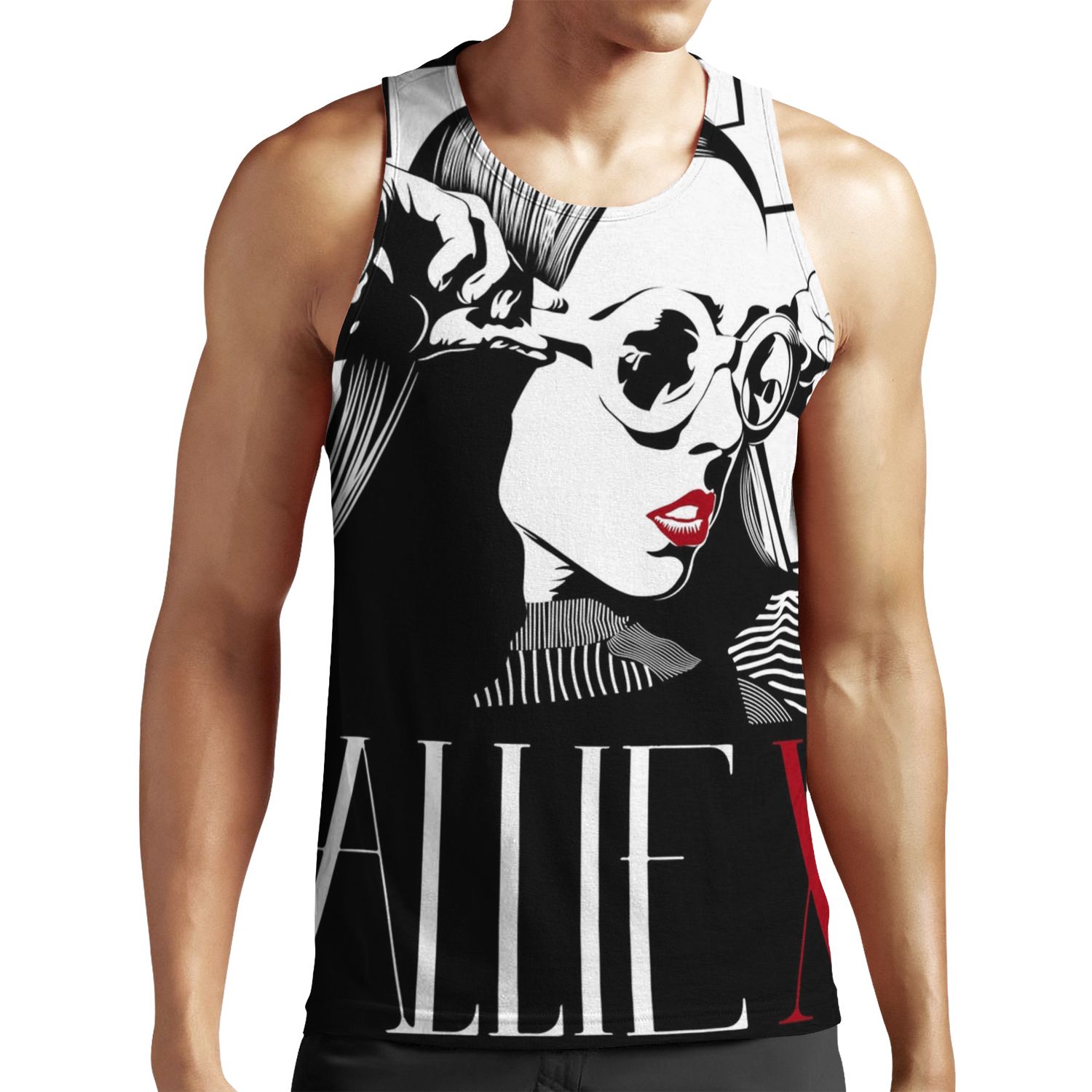 Allie X Portrait All-over-print Unisex Tank Top