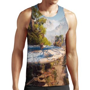 Aloy Just Casually Riding A Tallneck All-over-print Unisex Tank Top