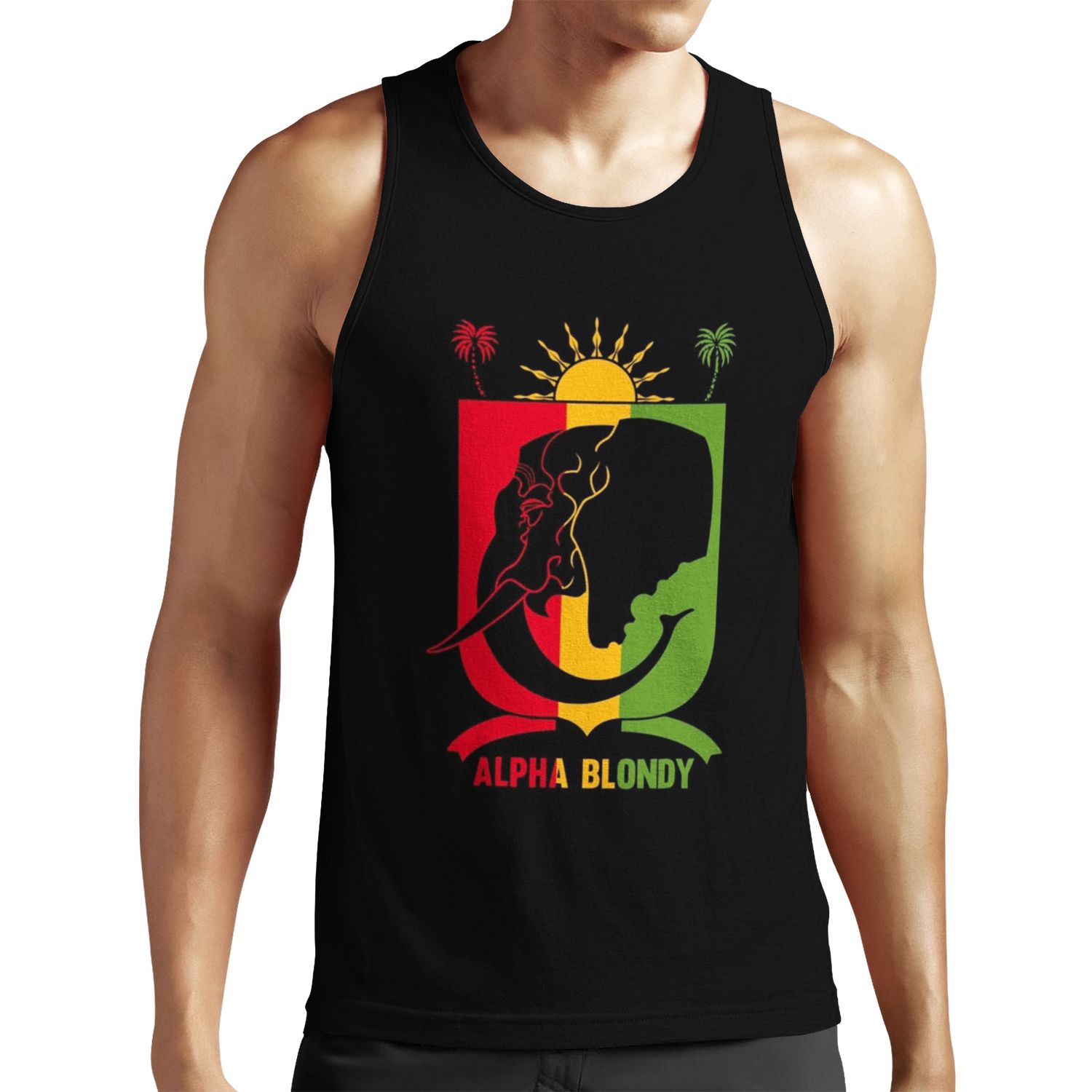 Alpha Blondy All-over-print Unisex Tank Top