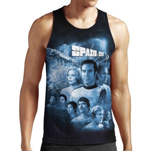 Alphan Blue Moon 1 Spazio 1999 Logo All-over-print Unisex Tank Top