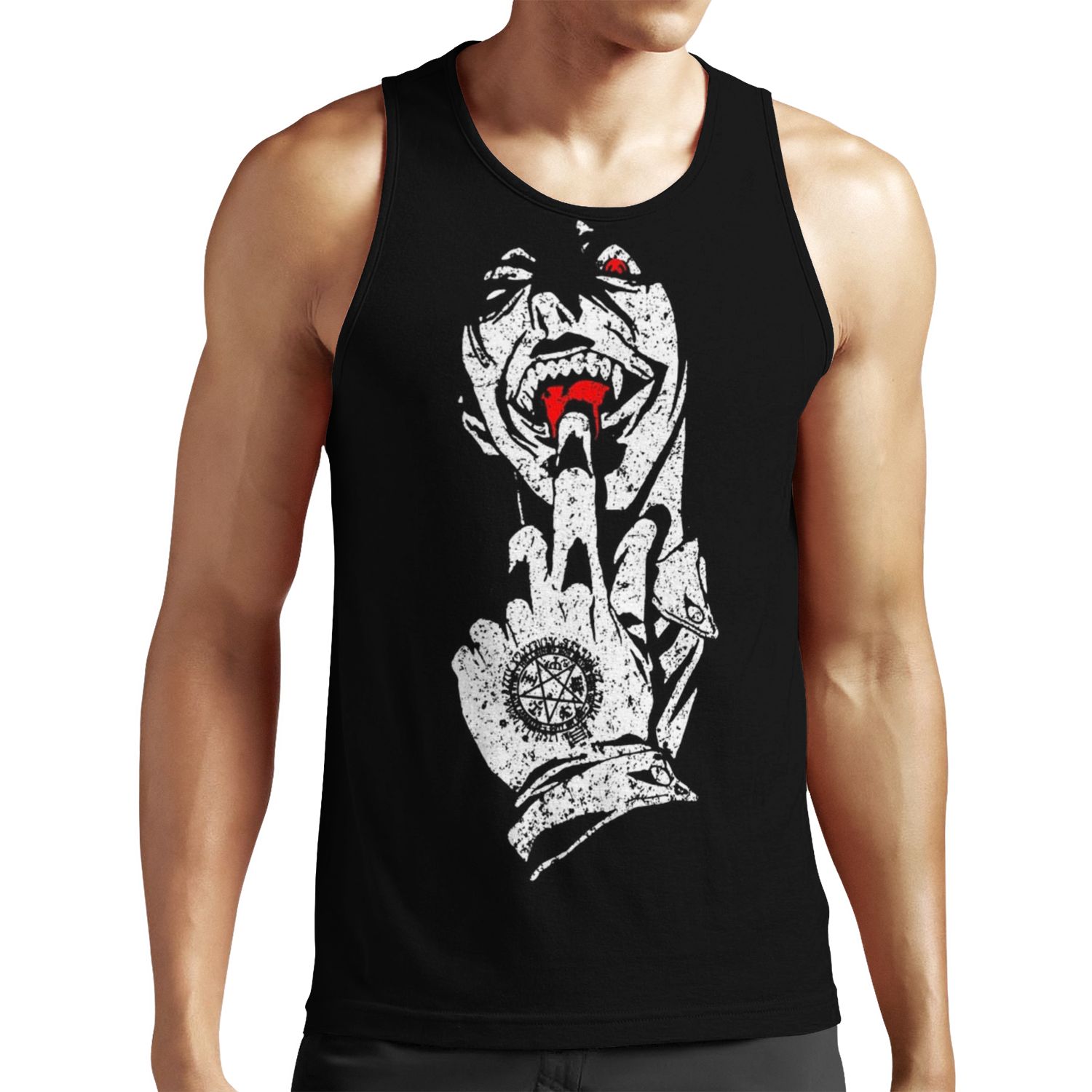 Alucard Hellsing Shirts All-over-print Unisex Tank Top