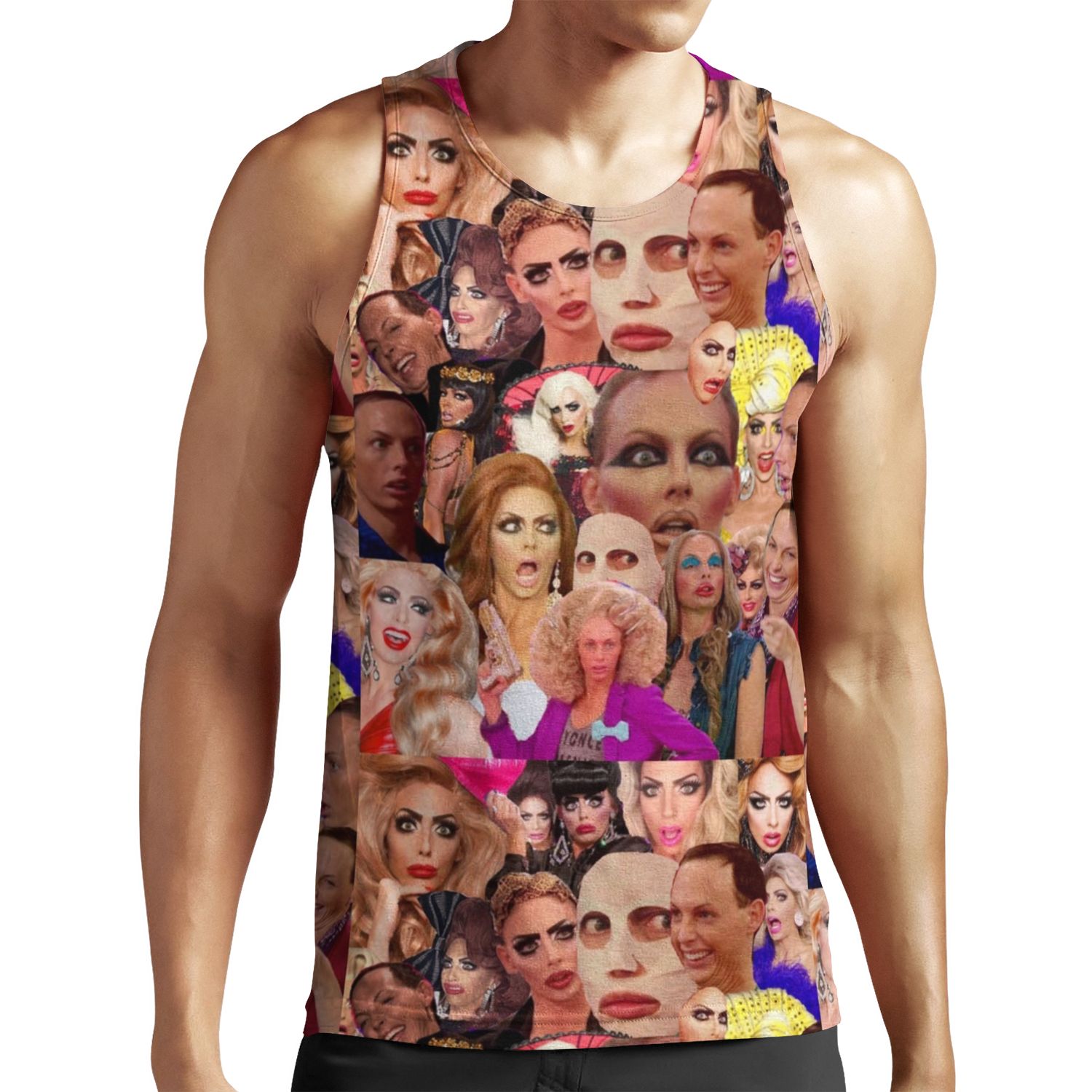 Alyssa Edwards Collage All-over-print Unisex Tank Top