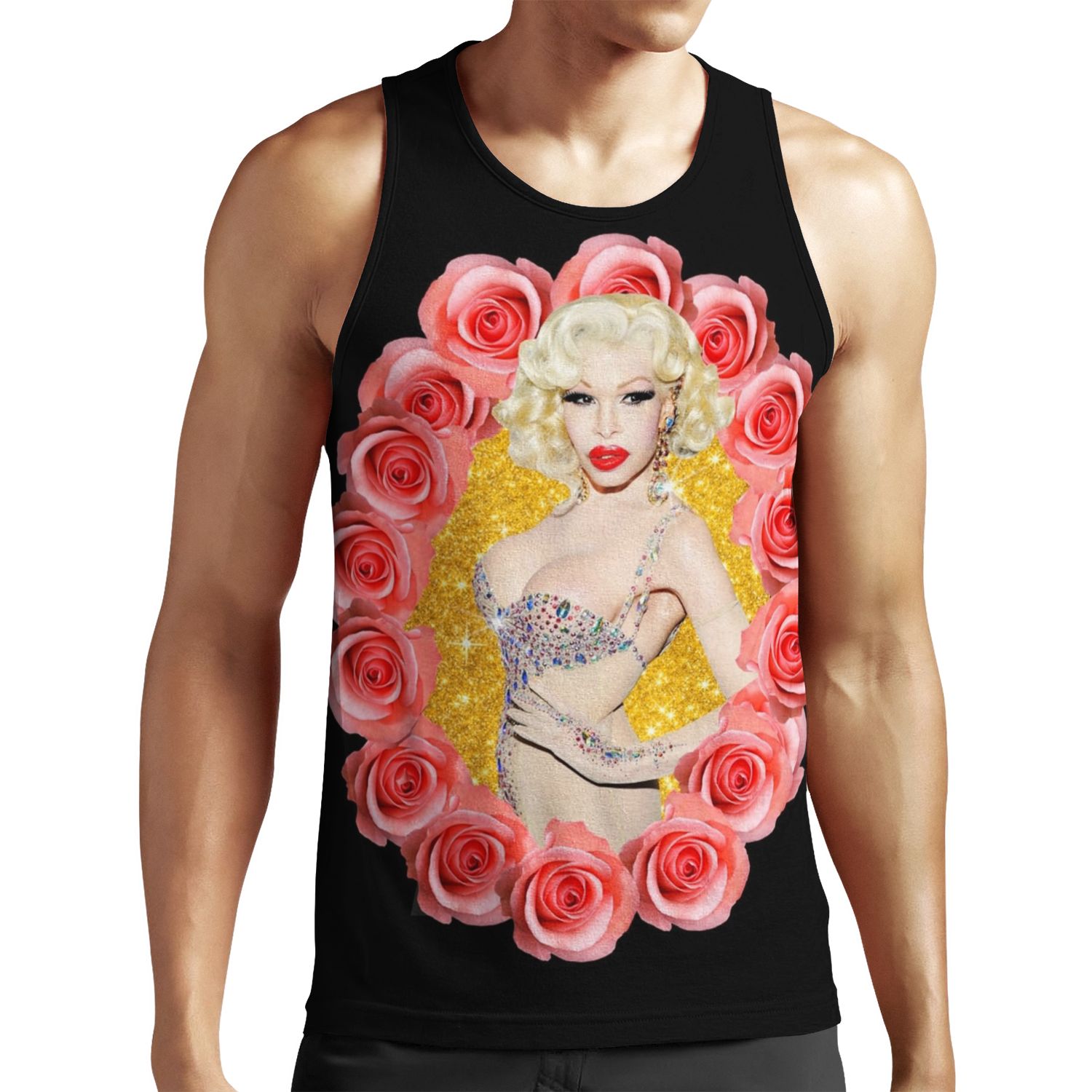 Amanda Lepore All-over-print Unisex Tank Top