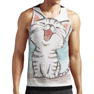 American Shorthair Happy All-over-print Unisex Tank Top